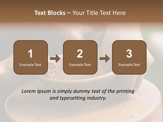 A Potters Hands Guiding A Child Hands To Help Him To Work With The Ceramic Wheel See Similar Photos In My Portfolio. PowerPoint Template