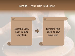 A Potters Hands Guiding A Child Hands To Help Him To Work With The Ceramic Wheel See Similar Photos In My Portfolio. PowerPoint Template
