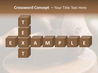 A Potters Hands Guiding A Child Hands To Help Him To Work With The Ceramic Wheel See Similar Photos In My Portfolio. PowerPoint Template