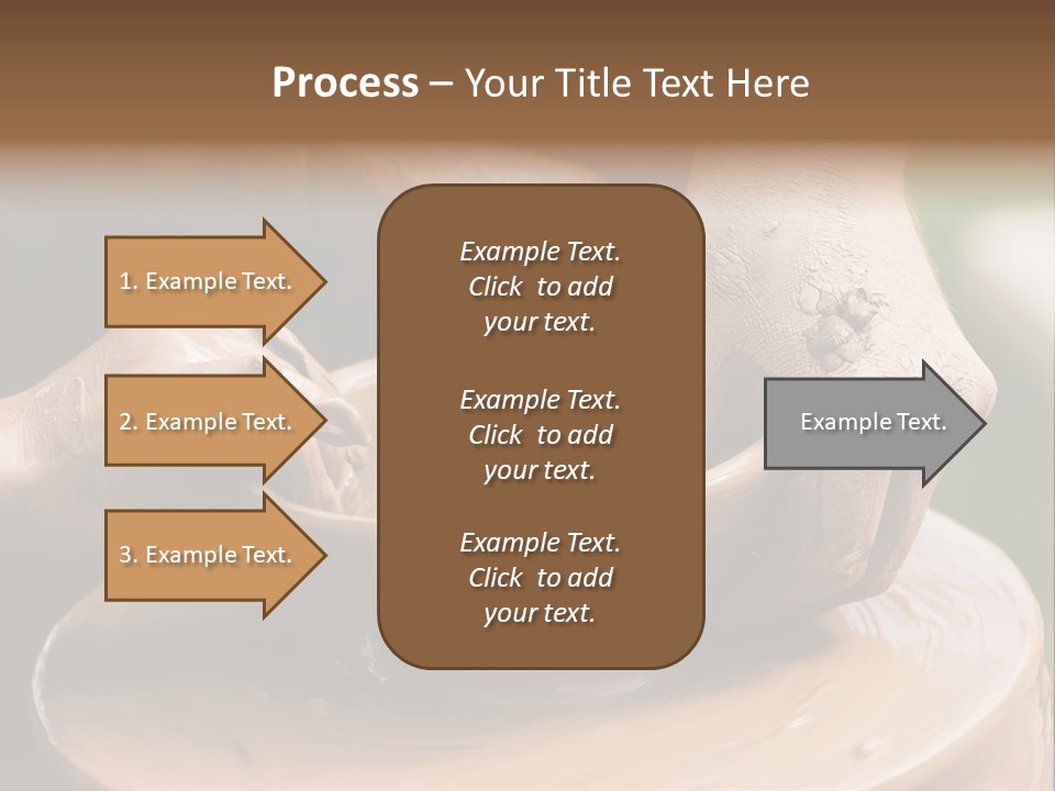 A Potters Hands Guiding A Child Hands To Help Him To Work With The Ceramic Wheel See Similar Photos In My Portfolio. PowerPoint Template