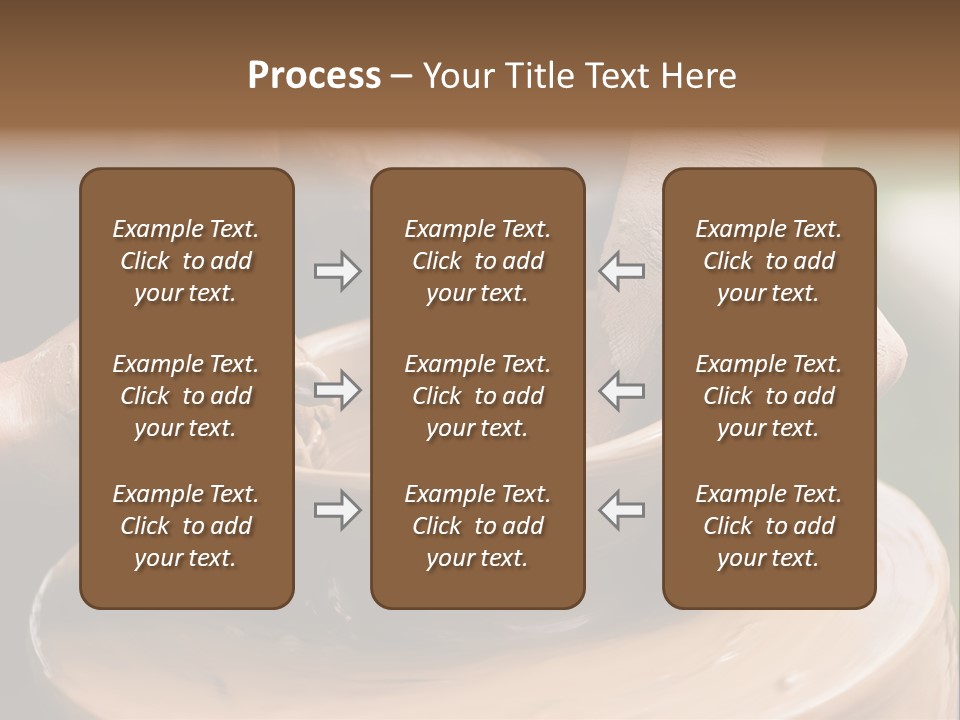 A Potters Hands Guiding A Child Hands To Help Him To Work With The Ceramic Wheel See Similar Photos In My Portfolio. PowerPoint Template