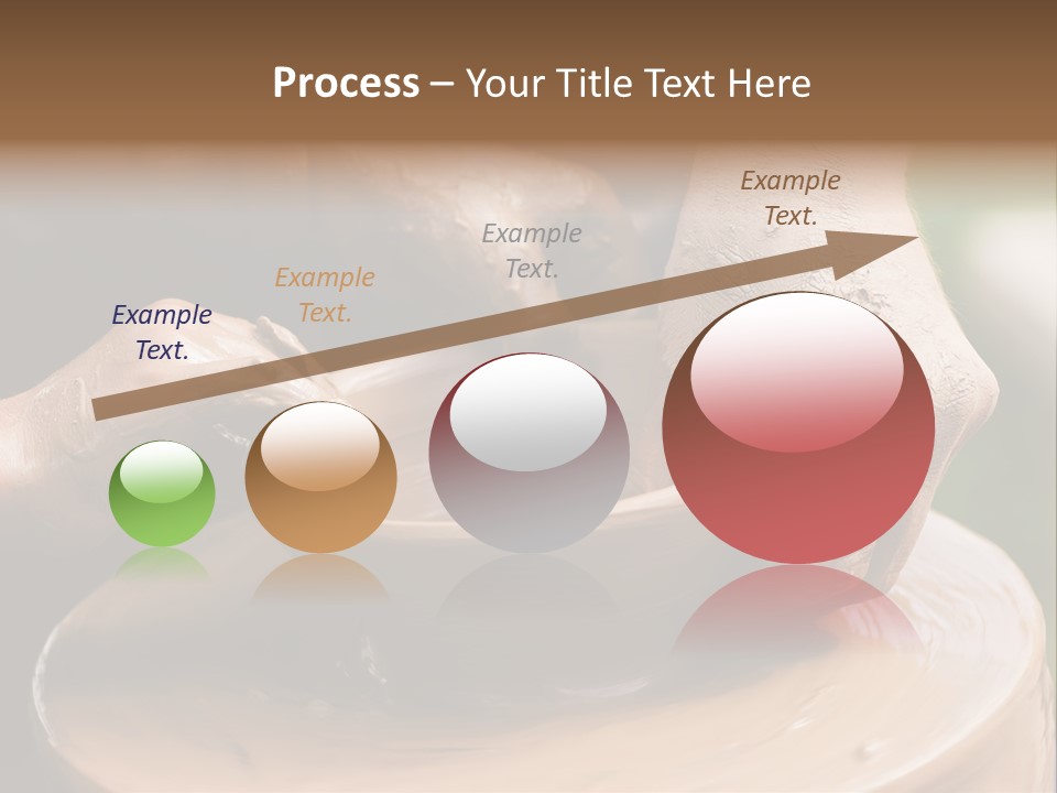 A Potters Hands Guiding A Child Hands To Help Him To Work With The Ceramic Wheel See Similar Photos In My Portfolio. PowerPoint Template