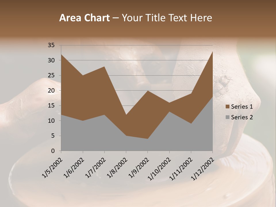 A Potters Hands Guiding A Child Hands To Help Him To Work With The Ceramic Wheel See Similar Photos In My Portfolio. PowerPoint Template