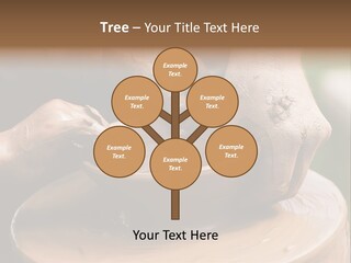 A Potters Hands Guiding A Child Hands To Help Him To Work With The Ceramic Wheel See Similar Photos In My Portfolio. PowerPoint Template