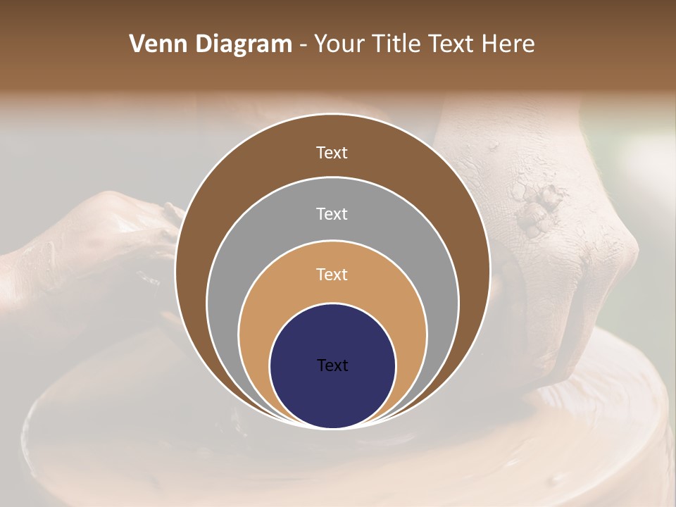 A Potters Hands Guiding A Child Hands To Help Him To Work With The Ceramic Wheel See Similar Photos In My Portfolio. PowerPoint Template