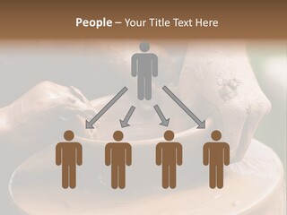 A Potters Hands Guiding A Child Hands To Help Him To Work With The Ceramic Wheel See Similar Photos In My Portfolio. PowerPoint Template