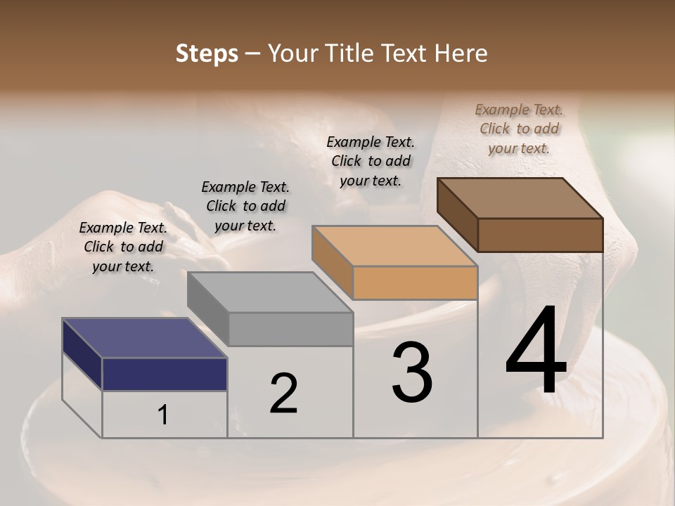 A Potters Hands Guiding A Child Hands To Help Him To Work With The Ceramic Wheel See Similar Photos In My Portfolio. PowerPoint Template