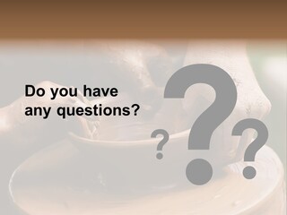 A Potters Hands Guiding A Child Hands To Help Him To Work With The Ceramic Wheel See Similar Photos In My Portfolio. PowerPoint Template