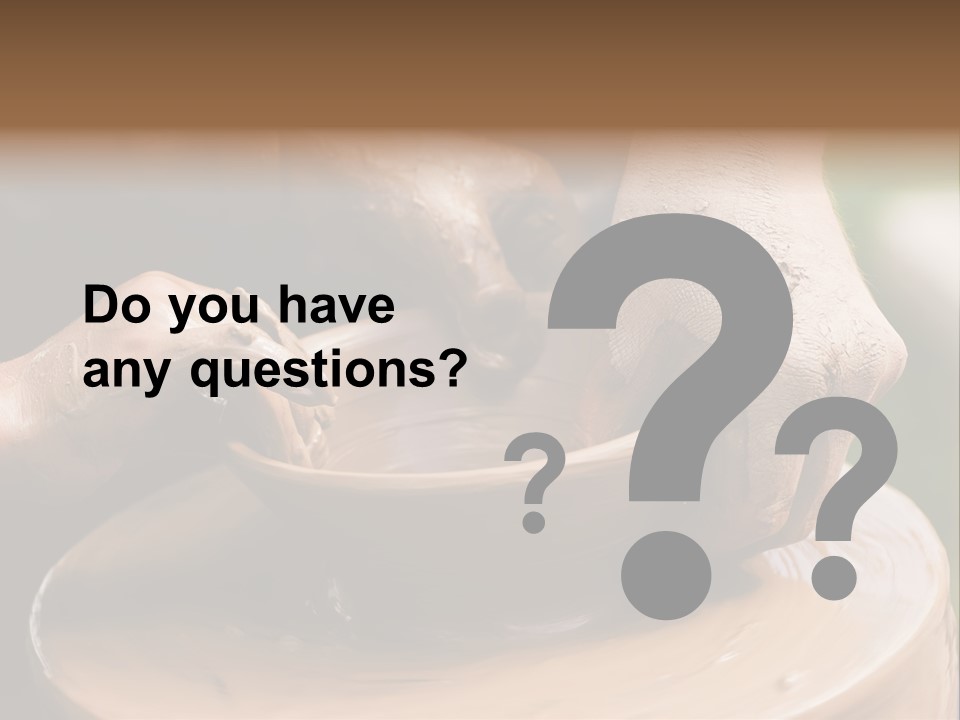 A Potters Hands Guiding A Child Hands To Help Him To Work With The Ceramic Wheel See Similar Photos In My Portfolio. PowerPoint Template