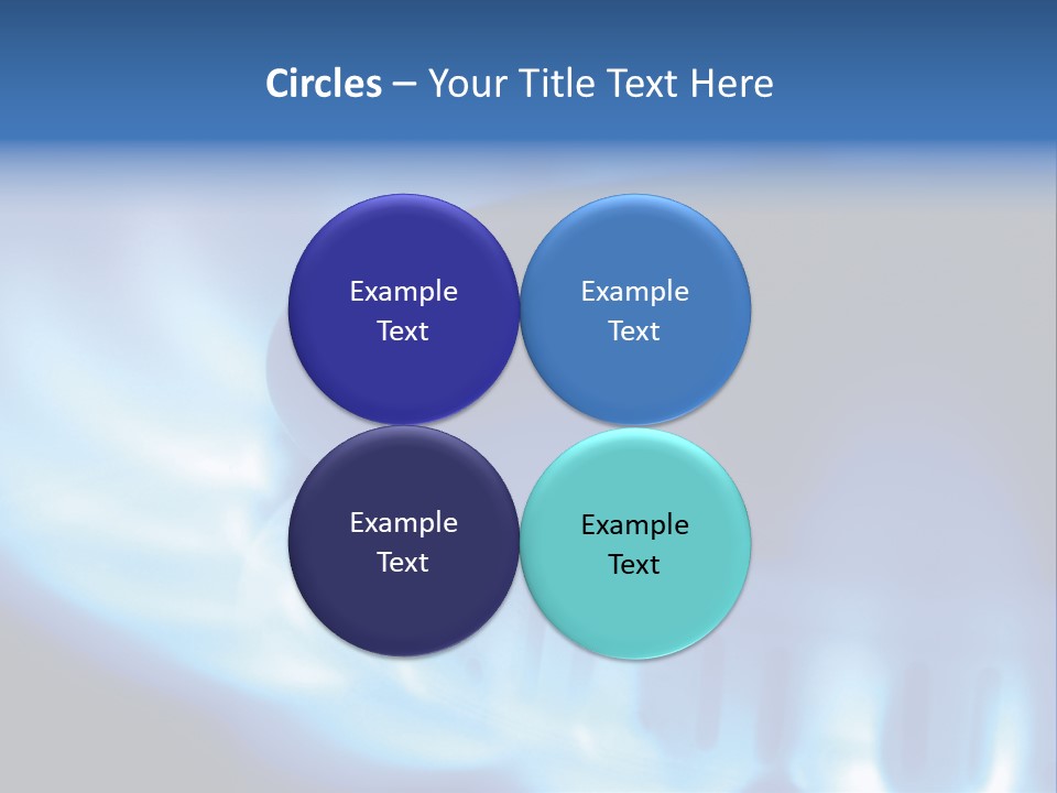 Colorful Tropical Fish Of The Cichlid Family PowerPoint Template