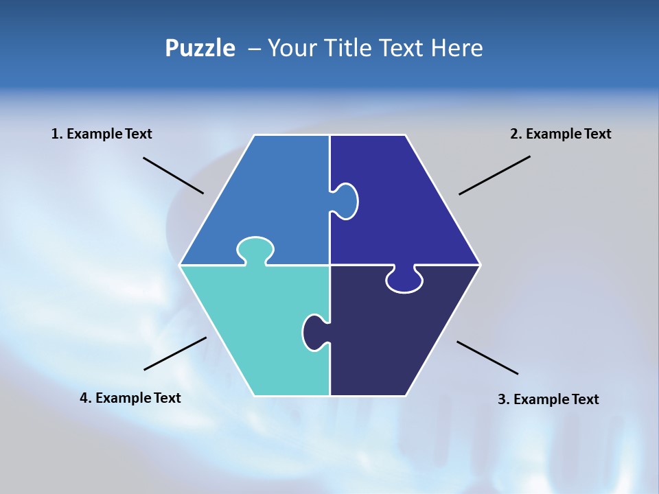 Colorful Tropical Fish Of The Cichlid Family PowerPoint Template