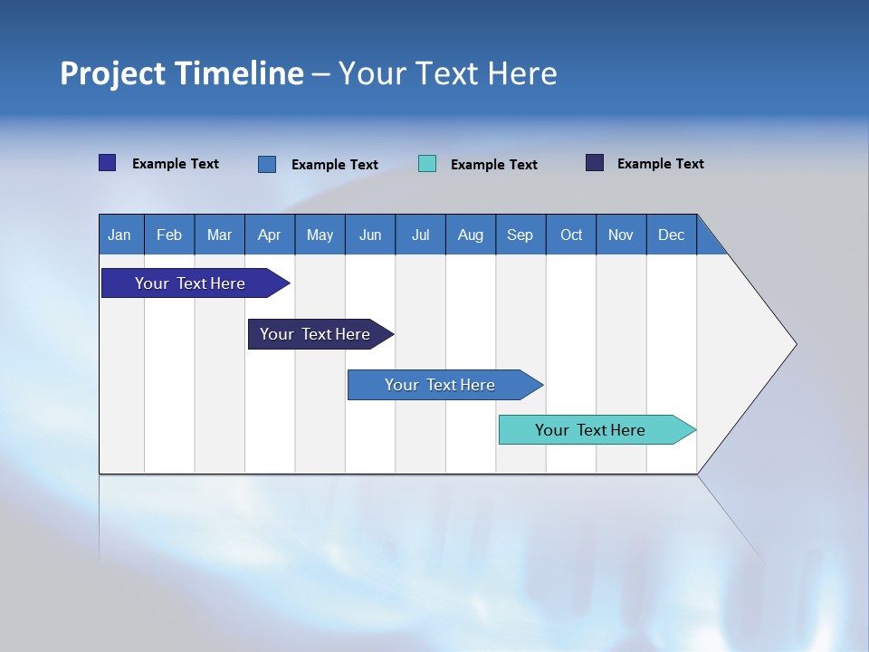Colorful Tropical Fish Of The Cichlid Family PowerPoint Template