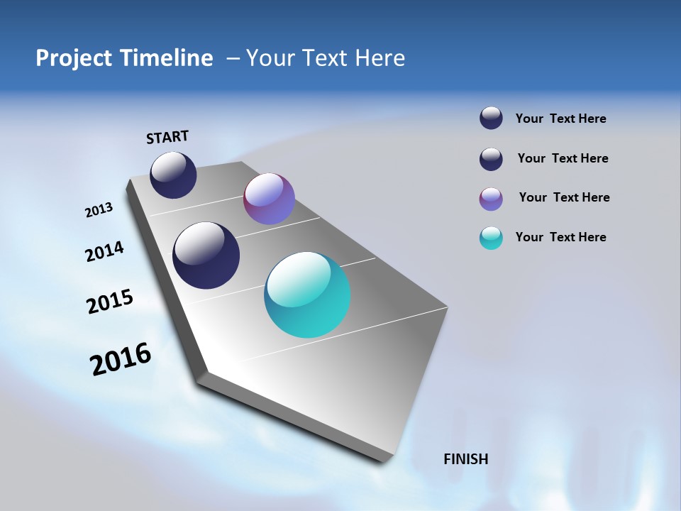 Colorful Tropical Fish Of The Cichlid Family PowerPoint Template