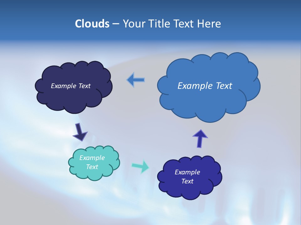 Colorful Tropical Fish Of The Cichlid Family PowerPoint Template