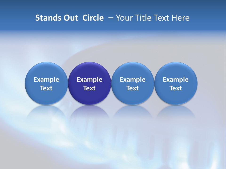 Colorful Tropical Fish Of The Cichlid Family PowerPoint Template