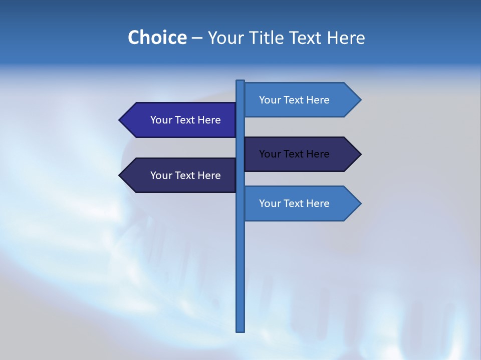 Colorful Tropical Fish Of The Cichlid Family PowerPoint Template