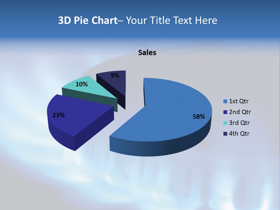 Colorful Tropical Fish Of The Cichlid Family PowerPoint Template