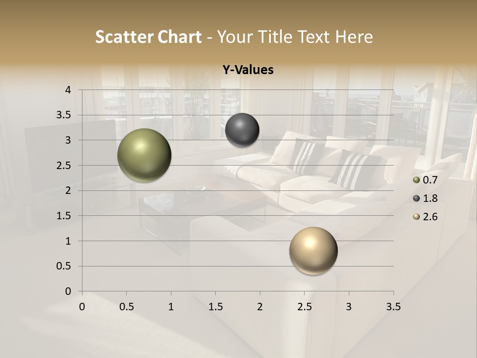 Modern Living Room PowerPoint Template
