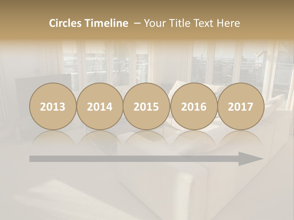 Modern Living Room PowerPoint Template