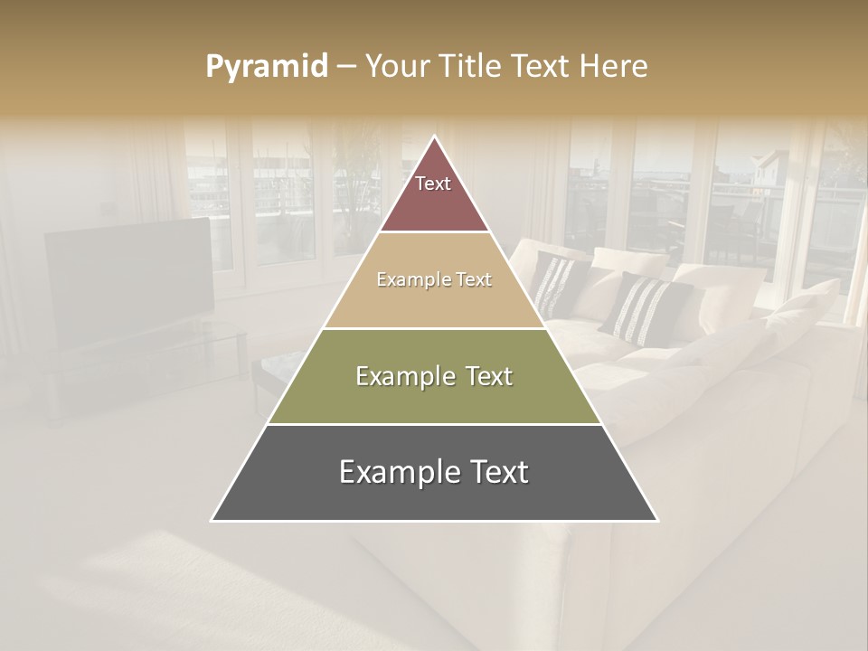 Modern Living Room PowerPoint Template