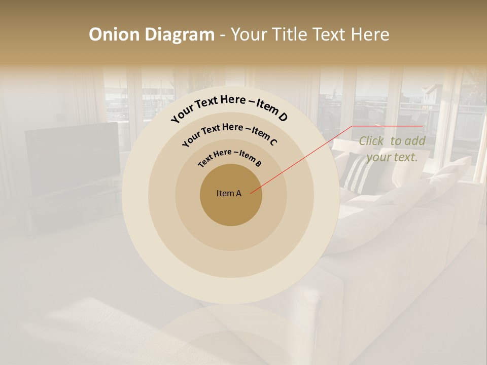 Modern Living Room PowerPoint Template