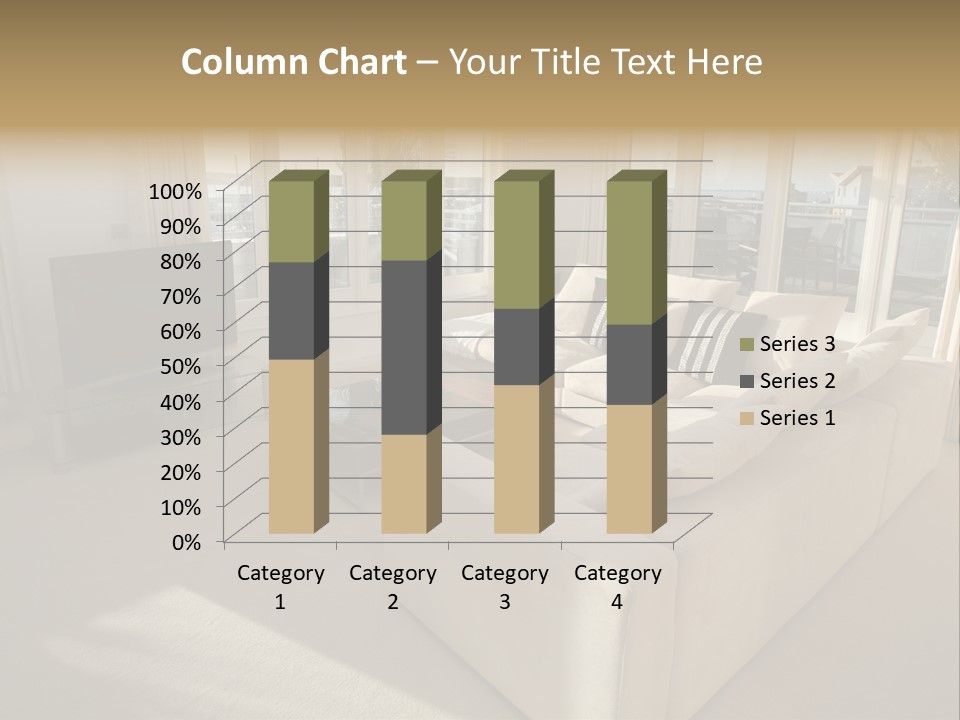 Modern Living Room PowerPoint Template