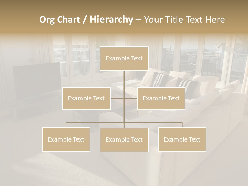 Modern Living Room PowerPoint Template