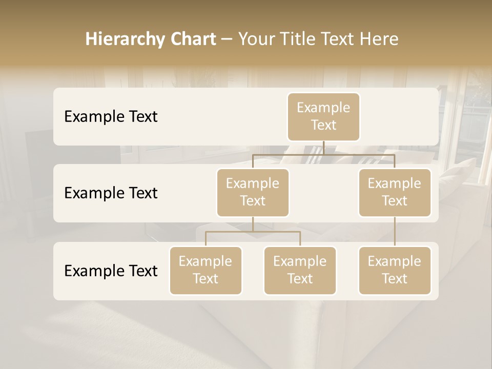 Modern Living Room PowerPoint Template