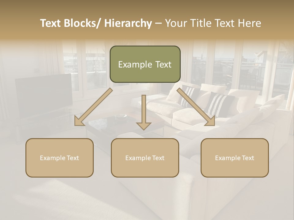 Modern Living Room PowerPoint Template