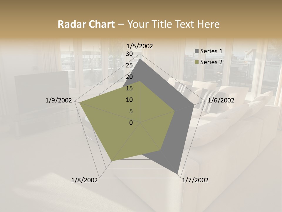 Modern Living Room PowerPoint Template