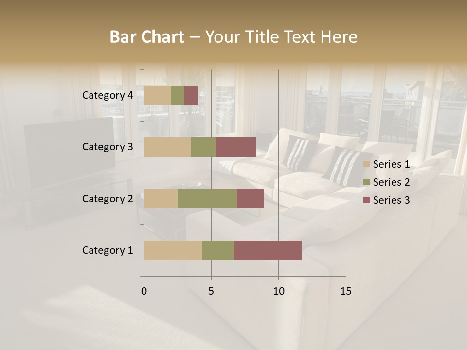 Modern Living Room PowerPoint Template