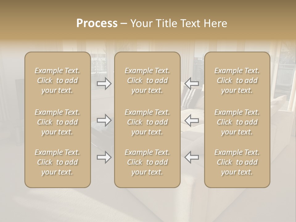 Modern Living Room PowerPoint Template