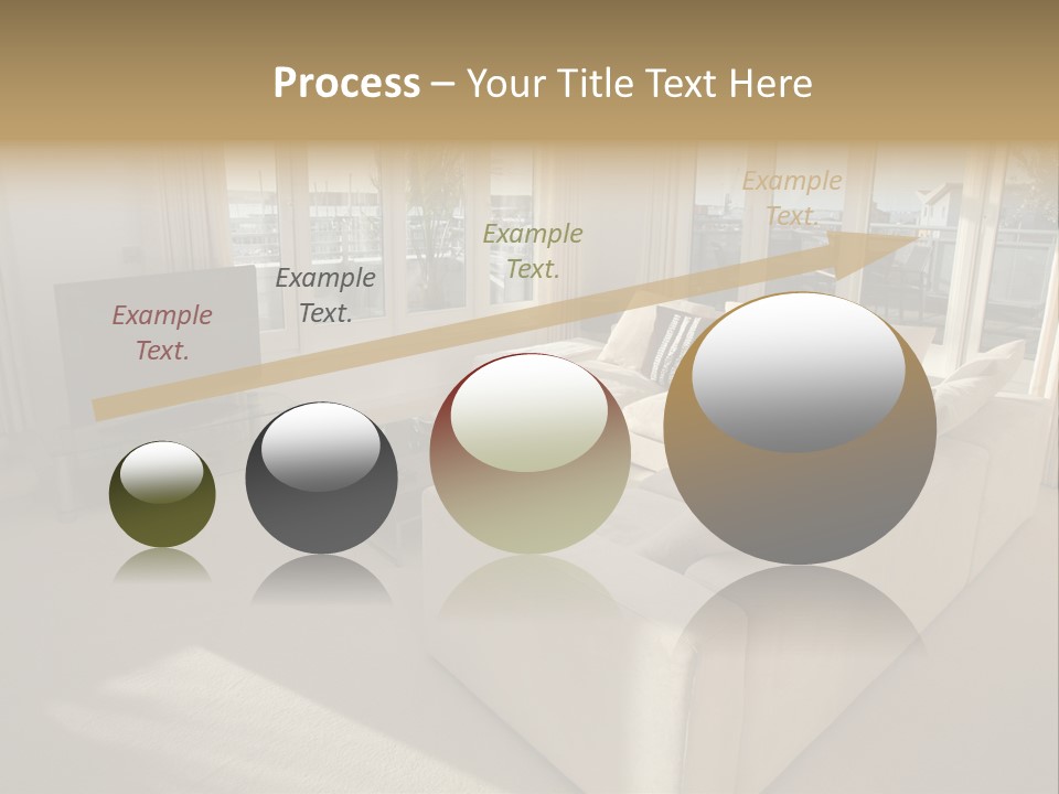 Modern Living Room PowerPoint Template