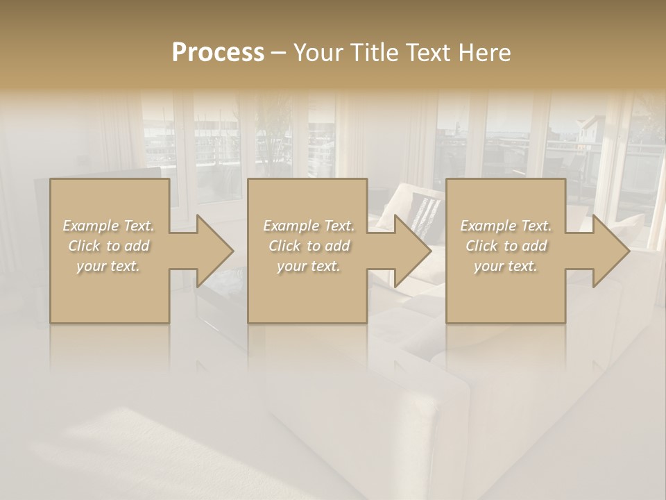 Modern Living Room PowerPoint Template