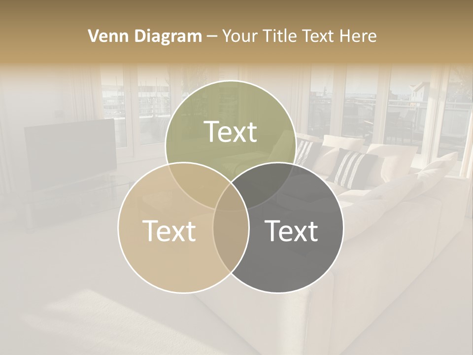 Modern Living Room PowerPoint Template