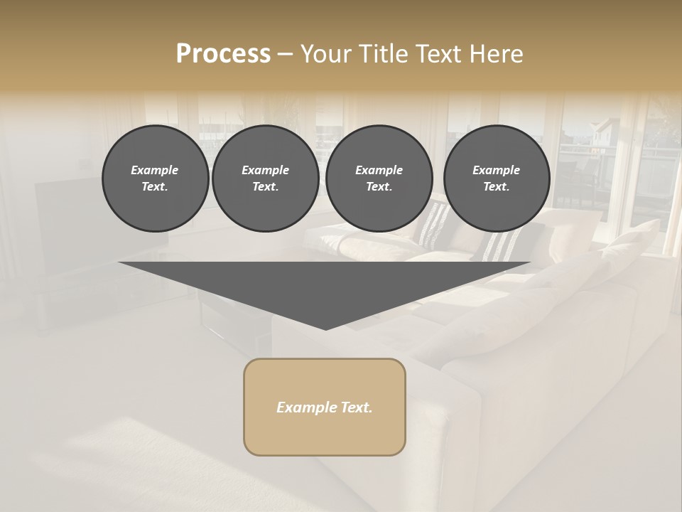 Modern Living Room PowerPoint Template