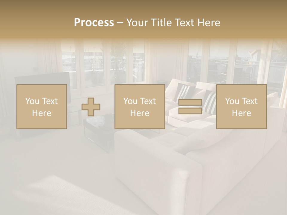 Modern Living Room PowerPoint Template