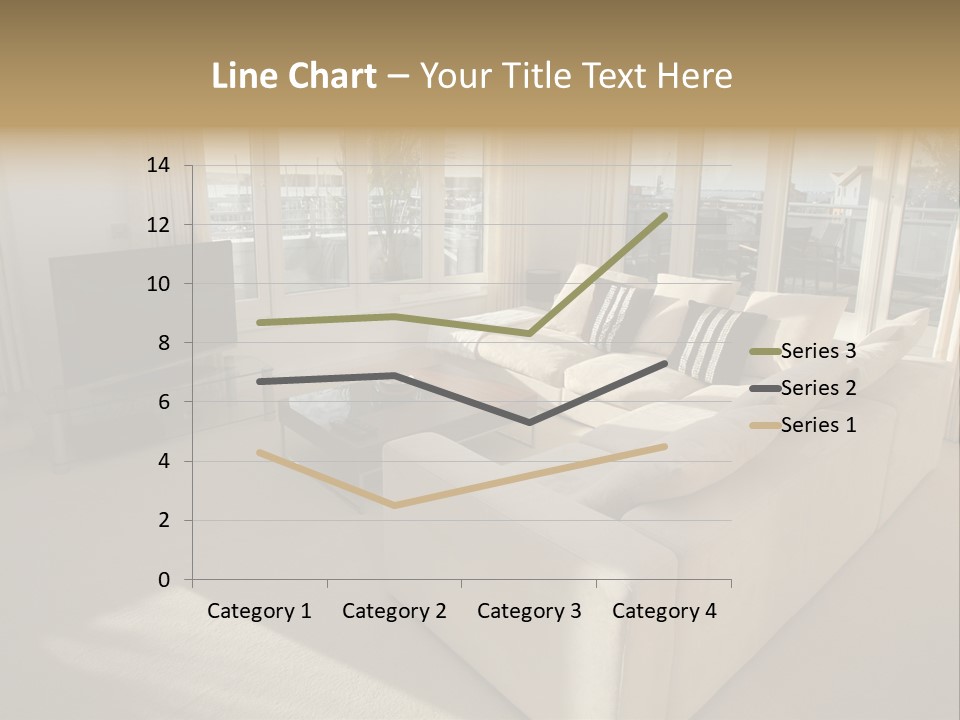 Modern Living Room PowerPoint Template