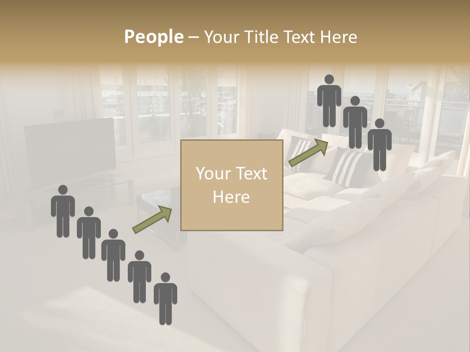 Modern Living Room PowerPoint Template