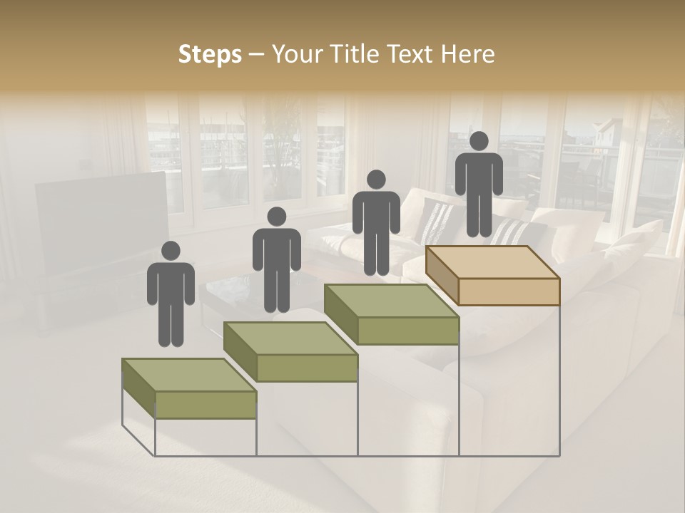 Modern Living Room PowerPoint Template