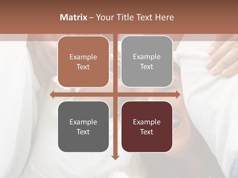 Family Lifestyle Portrait Of A Mum And Dad With Their Two Kids Having Fun Outdoors PowerPoint Template