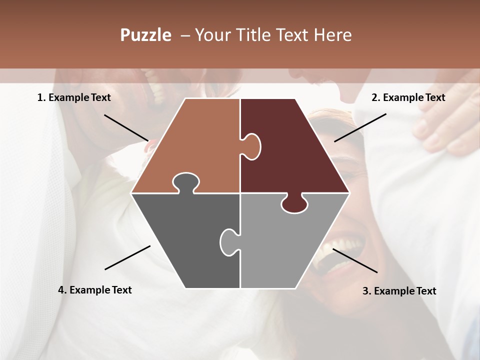 Family Lifestyle Portrait Of A Mum And Dad With Their Two Kids Having Fun Outdoors PowerPoint Template