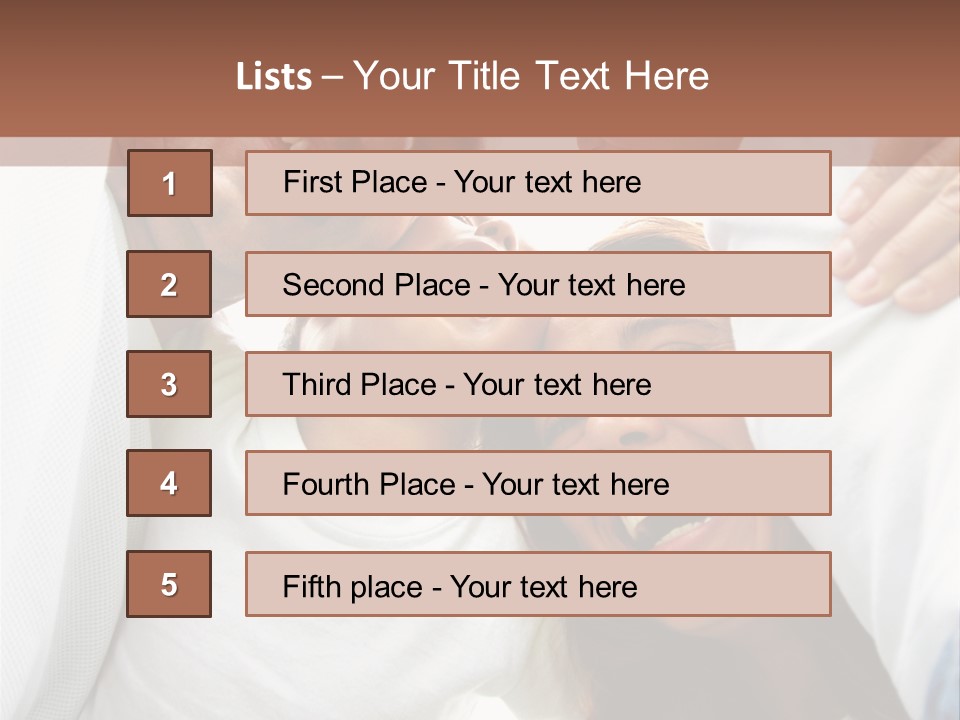 Family Lifestyle Portrait Of A Mum And Dad With Their Two Kids Having Fun Outdoors PowerPoint Template