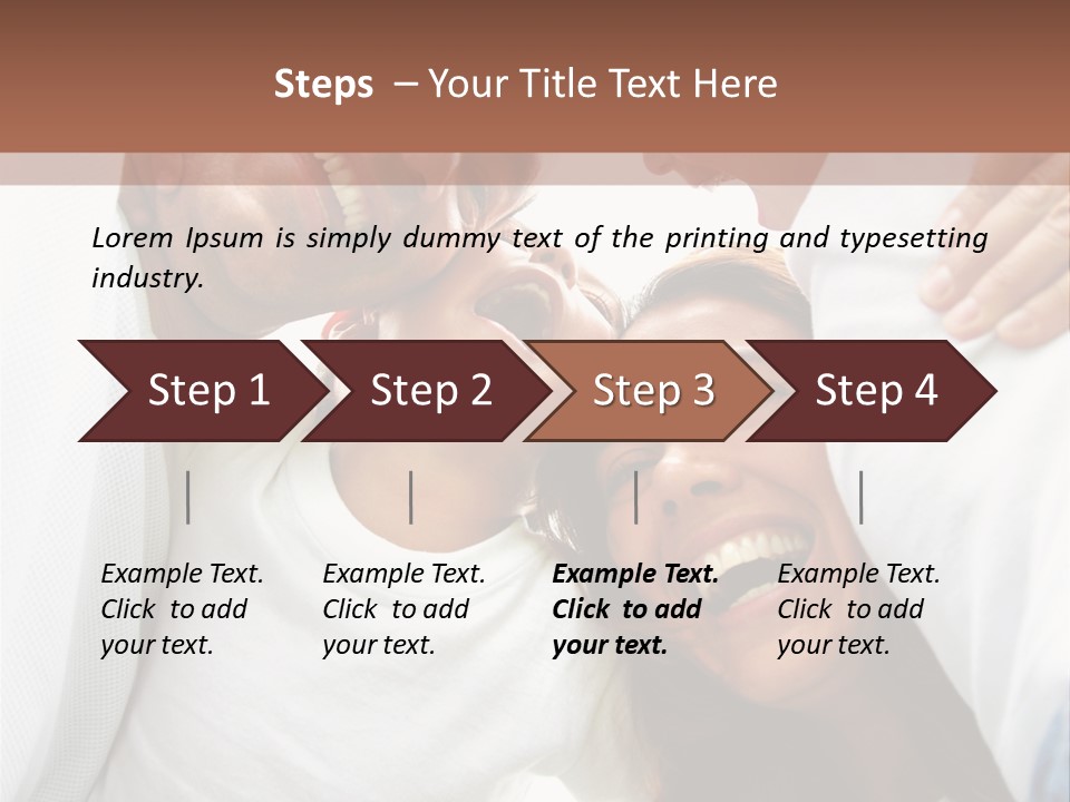 Family Lifestyle Portrait Of A Mum And Dad With Their Two Kids Having Fun Outdoors PowerPoint Template