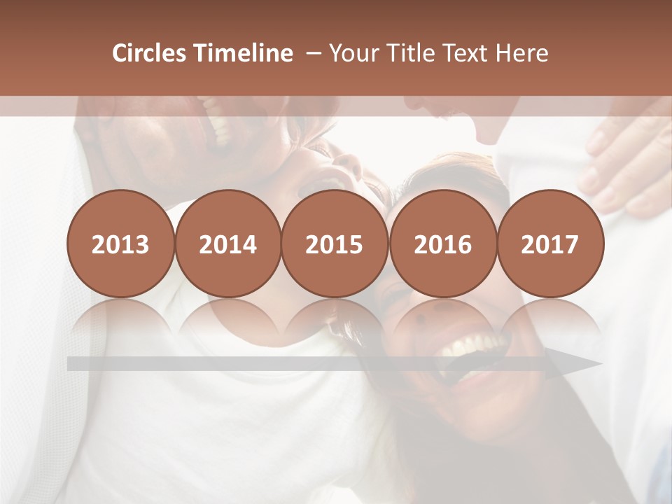 Family Lifestyle Portrait Of A Mum And Dad With Their Two Kids Having Fun Outdoors PowerPoint Template