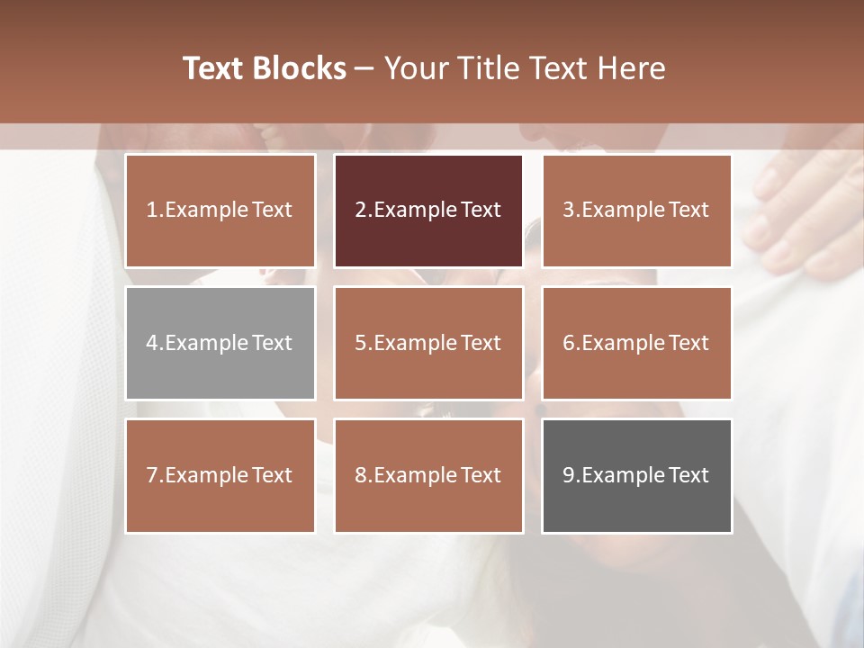 Family Lifestyle Portrait Of A Mum And Dad With Their Two Kids Having Fun Outdoors PowerPoint Template