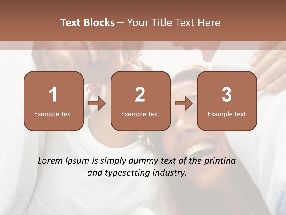 Family Lifestyle Portrait Of A Mum And Dad With Their Two Kids Having Fun Outdoors PowerPoint Template