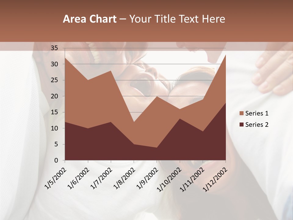 Family Lifestyle Portrait Of A Mum And Dad With Their Two Kids Having Fun Outdoors PowerPoint Template