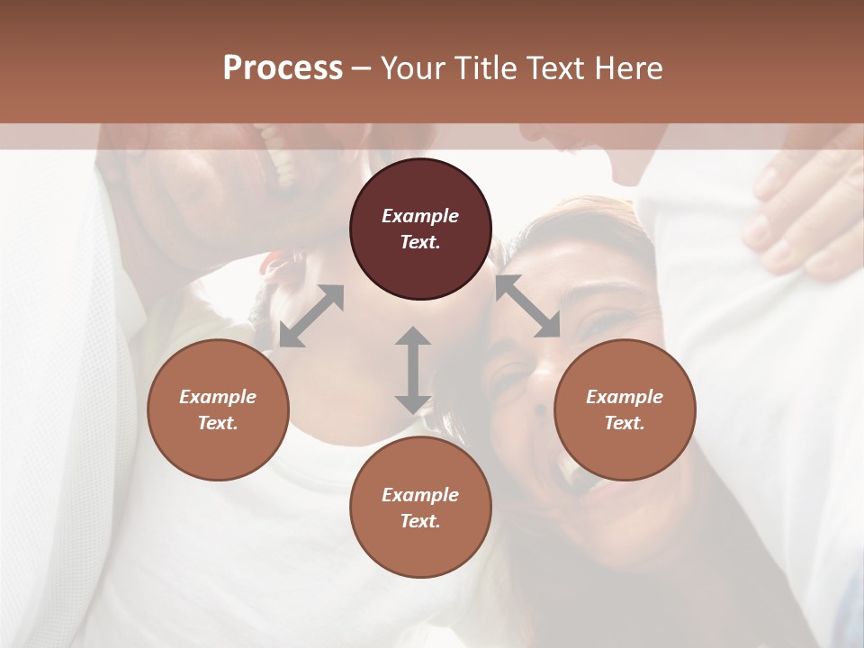 Family Lifestyle Portrait Of A Mum And Dad With Their Two Kids Having Fun Outdoors PowerPoint Template