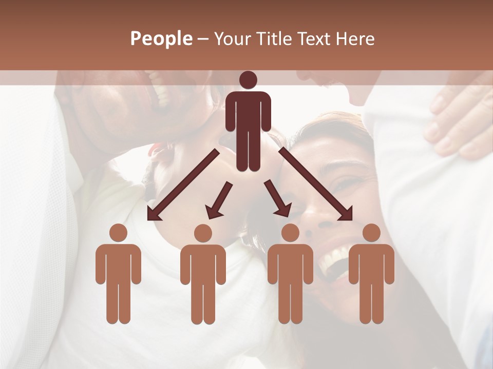 Family Lifestyle Portrait Of A Mum And Dad With Their Two Kids Having Fun Outdoors PowerPoint Template